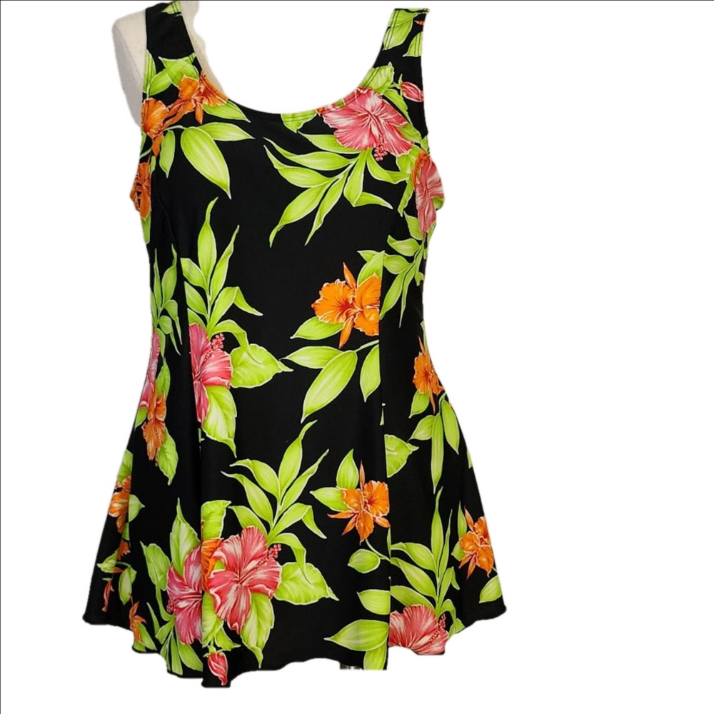 FLORAL PRINT SWIMSUIT